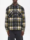 Represent Textured Overshirt Jacket With Bold Plaid Pattern In Multi