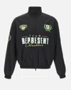 Represent Black 'world Championship' Track Jacket In Black