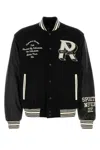 Represent Owners Club Varsity Jacket In Black