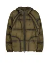 Represent Hooded Blazer With Elastic Cuffs And Pockets In Green