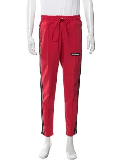 Pre-owned Represent Joggers In Red