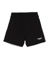Represent Club Owners Elastic Waistband Back Pockets Shorts In Black