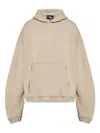 Represent Kangaroo-pocket Hooded Sweater In Neutral