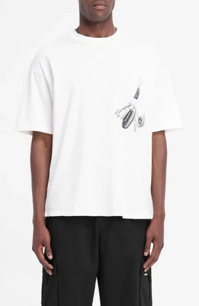 REPRESENT REPRESENT KEYS TO THE CLUB OVERSIZE GRAPHIC T-SHIRT