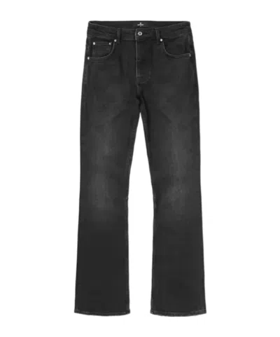 Represent Kick Flare Denim In Black
