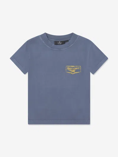 Represent Kids Mini Nothing Faster T-shirt In Blue