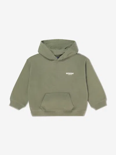Represent Kids Mini Owners Club Hoodie In Green