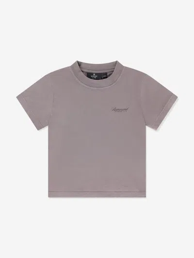 Represent Kids Mini Owners Club Script T-shirt In Purple