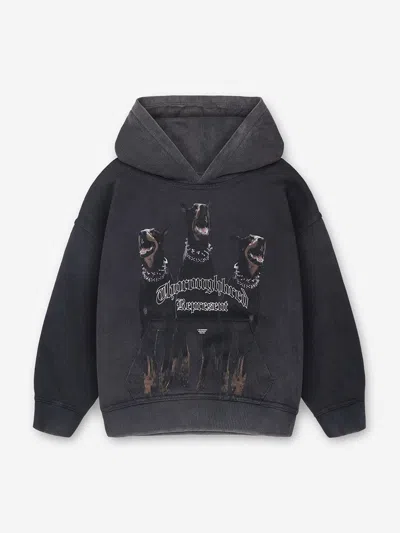 Represent Kids Mini Thoroughbred Hoodie In Black