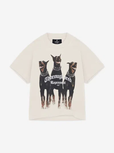 Represent Kids Mini Thoroughbred T-shirt In White