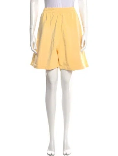 Pre-owned Represent Knee-length Shorts W/ Tags In Yellow