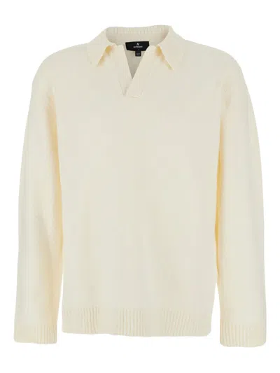 REPRESENT KNITTED POLO SWEATER