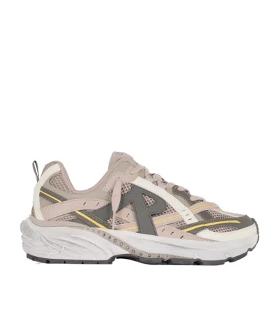 Represent Lace-up Sneakers In Nude