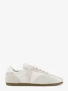 Represent Leather And Suede Sneakers With Engraved Logo On The Tongue In White