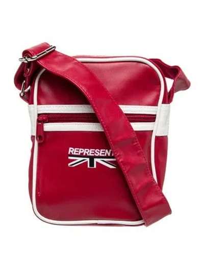 Pre-owned Represent Leather Crossbody Bag In Red