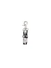 Represent Cowhide Keyring In Gray