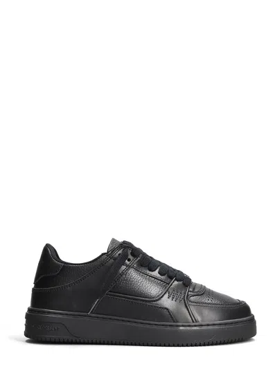 Represent Leather Sneakers In Black