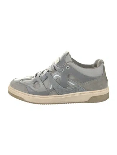 Pre-owned Represent Leather Sneakers In Multicolor