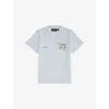 Represent Cloud Legacy Cherubs Crewneck Cotton-jersey T-shirt 1-6 In Blue
