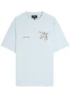 Represent Heavenly T-shirt With Cherubini Print In Blue