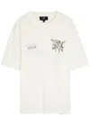 Represent Legacy Cherubs Logo Cotton T-shirt In White