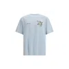 Represent Heavenly T-shirt With Cherubini Print In Blue