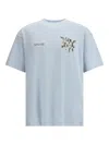 Represent Heavenly T-shirt With Cherubini Print In Blue