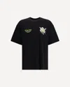 Represent Legacy Cherubs Cotton Graphic T-shirt In Black
