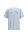 Represent Heavenly T-shirt With Cherubini Print In Blue