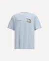 Represent Heavenly T-shirt With Cherubini Print In Blue