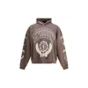 Represent Cotton Legacy Crest Hoodie In Brown