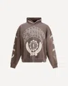 Represent Cotton Legacy Crest Hoodie In Brown