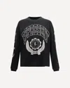 Represent Cotton Sweatshirt With Distressed Effect In Gray