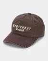 Represent Legacy Logo Baseball Cap In Brown