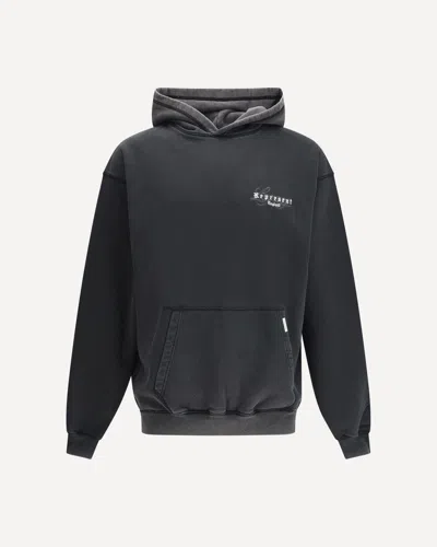 Represent Legacy Overprint Hoodie In Black