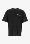Represent T-shirt England Legacy Oversize In Cotone Nero Uomo In Black