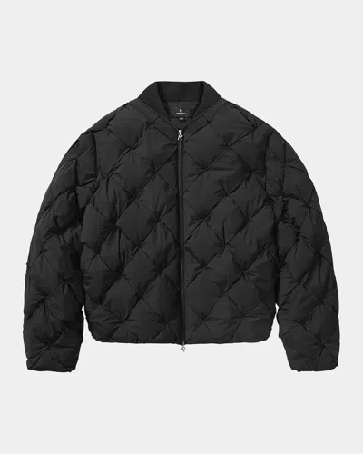 Represent Legacy Pillow Quilted Oversized Puffer Jacket In Black