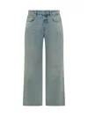 Represent Light Blue Mid Rise Jeans In Blue