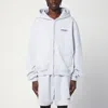 Represent Logo-embroidered Zip-up Hooded Sweatshirt