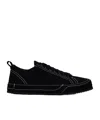 Represent Alpha Wrap Canvas Sneakers In Black