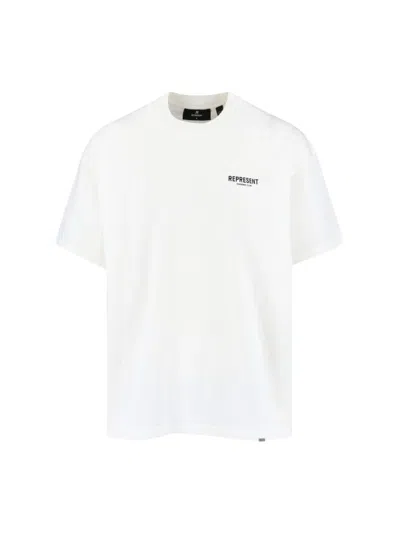 Represent Lightweight Crew Neck Graphic T-shirt For Men In White