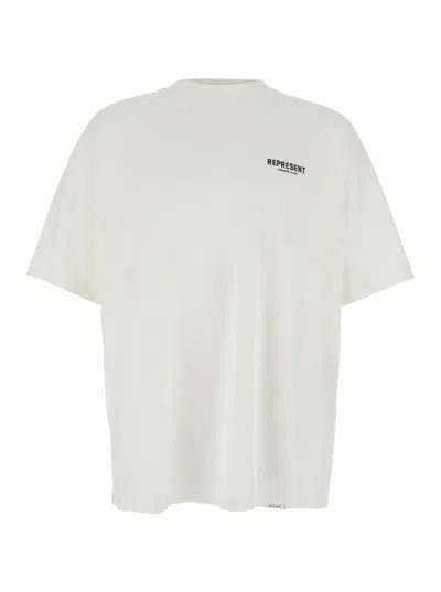 Represent Lightweight Crew Neck Graphic T-shirt For Men In Yellow
