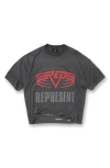 Represent Living Legacy Cotton & Hemp Reversible Graphic T-shirt In Gray