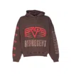 Represent Reversible Living Legacy Tour Sweatshirt In Black In Brown