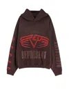 Represent Reversible Living Legacy Tour Sweatshirt In Black In Black
