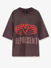 Represent Living Legacy Reversible Organic Cotton And Hemp T-shirt In Brown