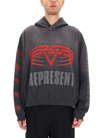 Represent "living Legacy" Sweatshirt In Gray