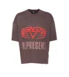 Represent Living Legacy Reversible Organic Cotton And Hemp T-shirt In Brown