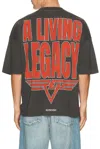 Represent Living Legacy Graphic Print T-shirt In Black