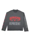 Represent Living Legacy Tour Long-sleeve T-shirt In Gray